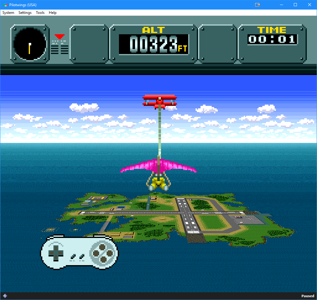 Enhanced “High Definition” Graphics Mode 7 Super Nintendo Emulation