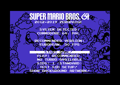 Super Mario Bros on Commodore 64