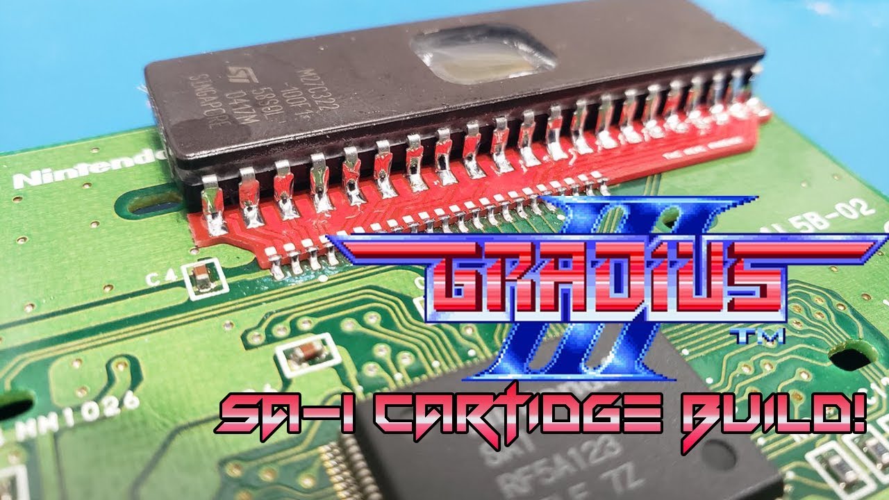 Gradius III SA-1 Mod on a REAL SNES Cartridge