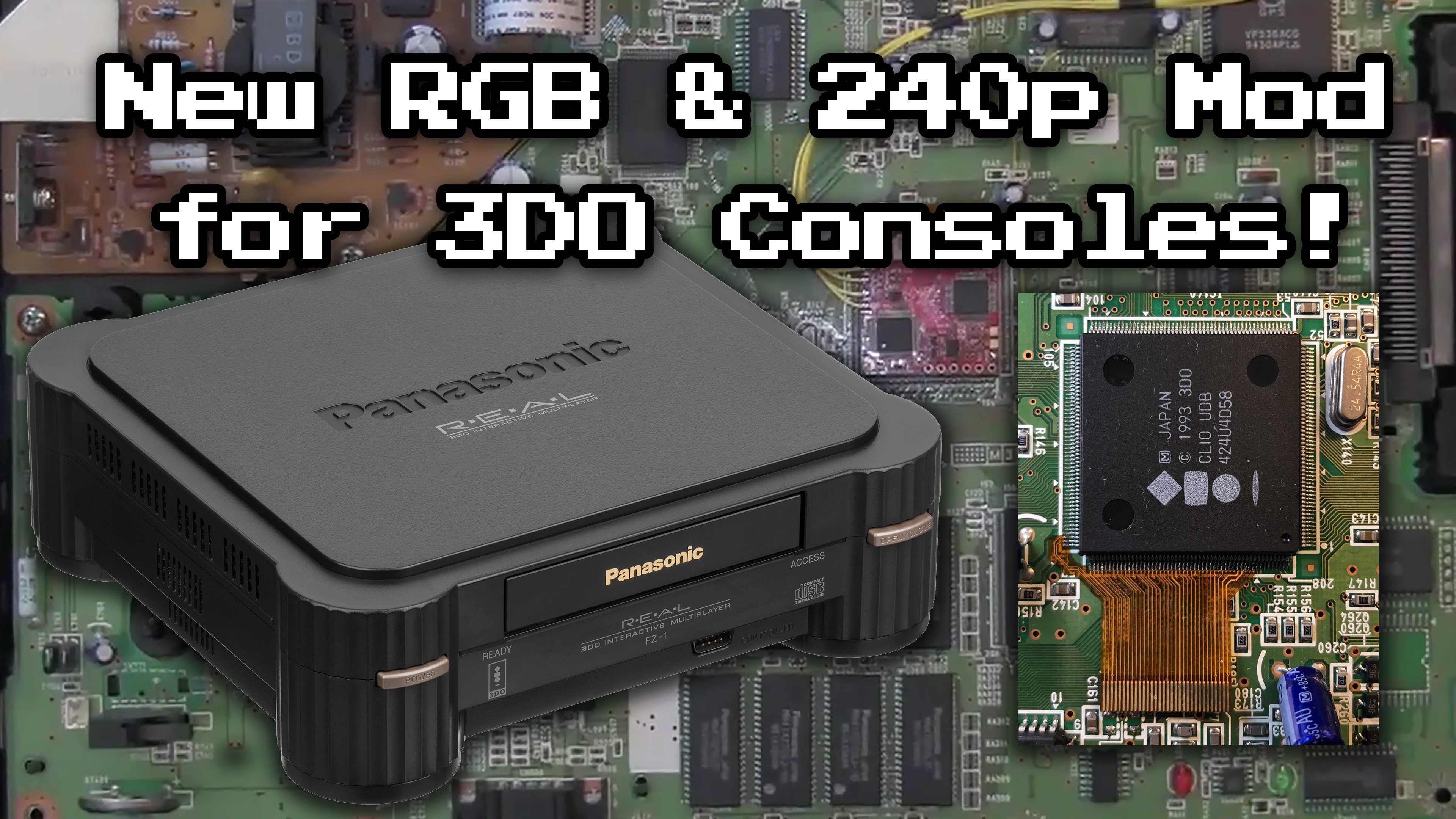 New RGB & 240p Mod for the 3DO