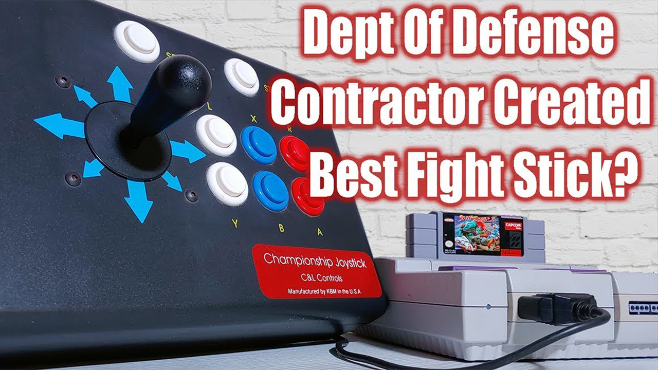 A Defense Contractor Made A Fight Stick For SNES