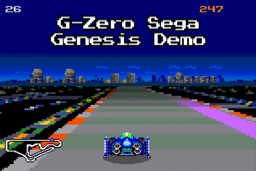 Genesis “Mode 7 Demo” G-Zero