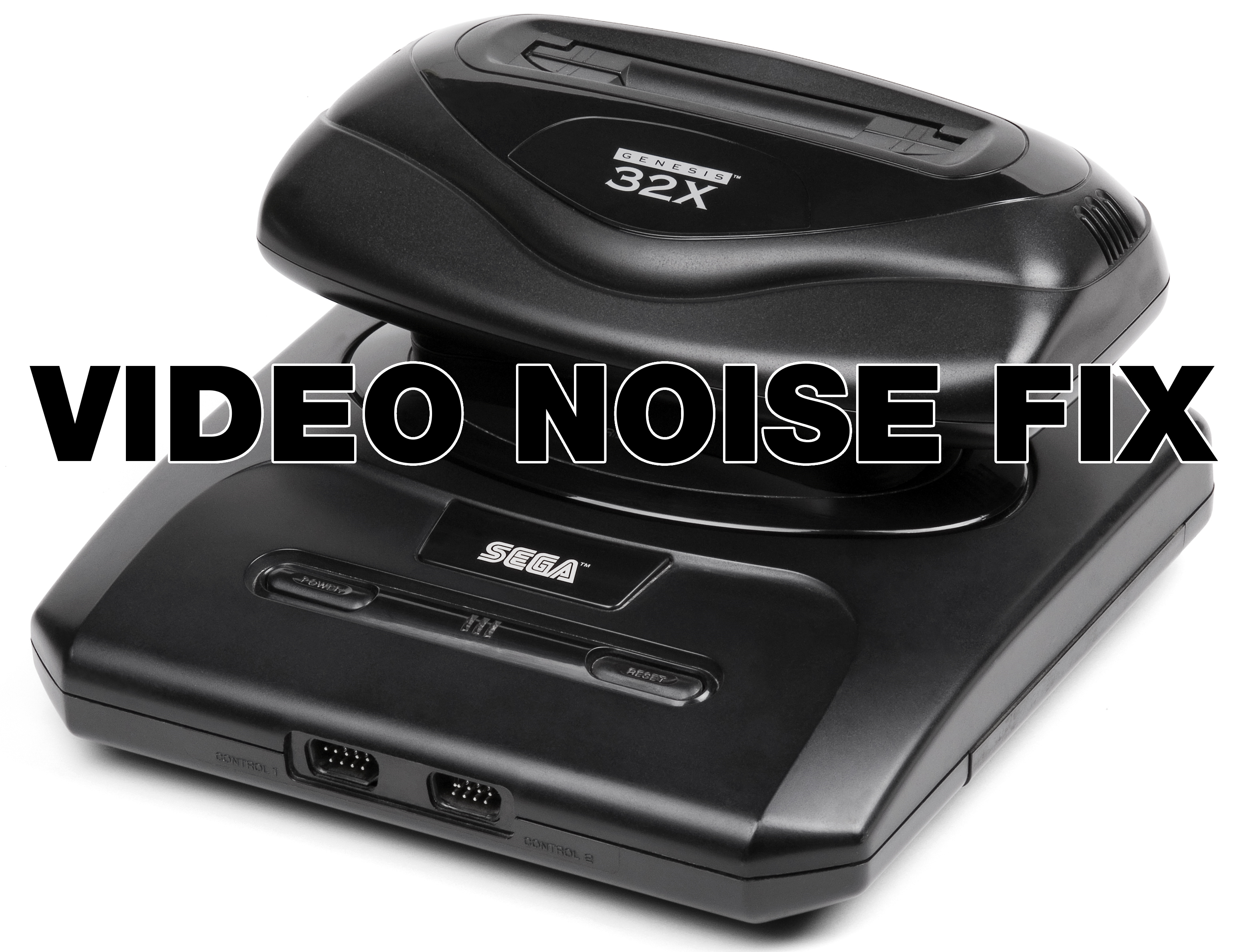 Sega 32X Video Noise Fix by Kevtris