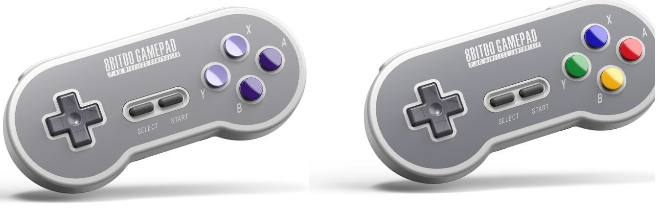 8BitDo 2.4 GHz SNES controllers