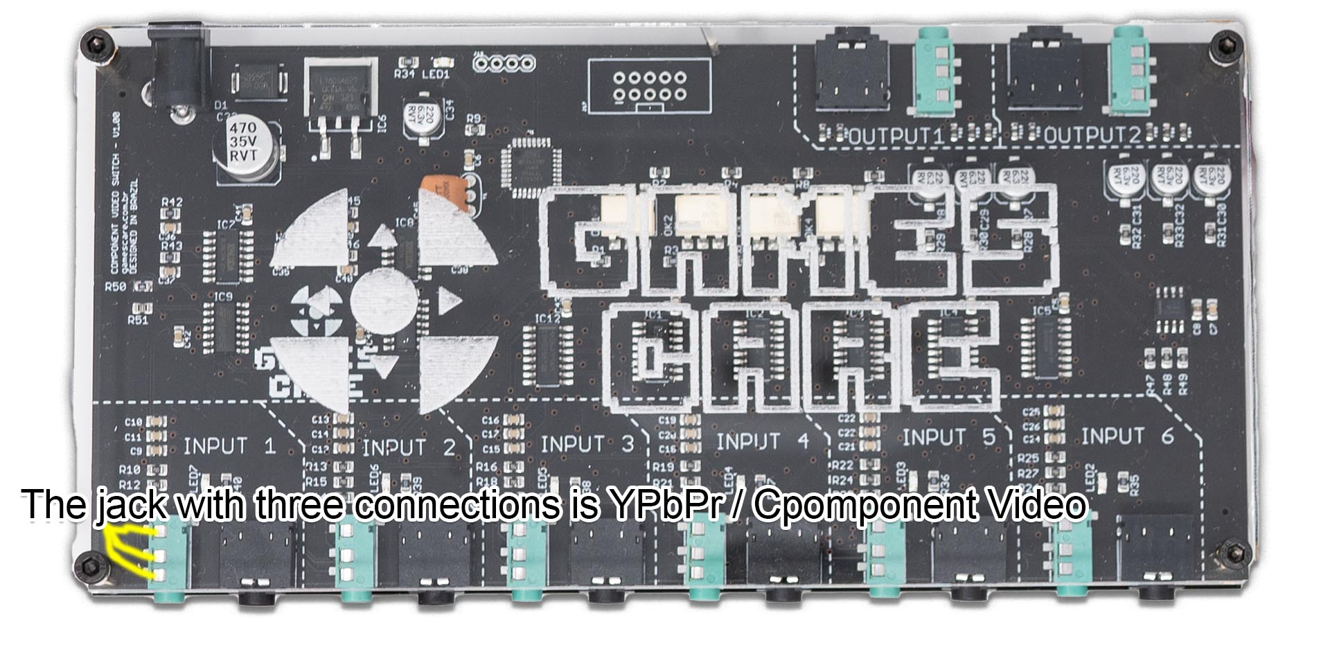 Conversor SCART RGB para Componente - Games Care