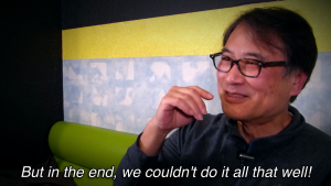 Mr. Yoshiteru Tsujino talks about the Tengai Makyou series in an interview.