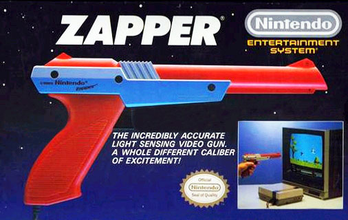 NES Zapper packaging